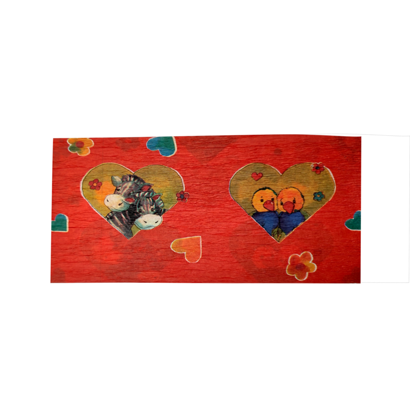 PAPEL CREPE FANTASIA `OK` 20% ESTIR.0,52x2m.PLEGADO PQ.10pz.INFANT.CORAZONES