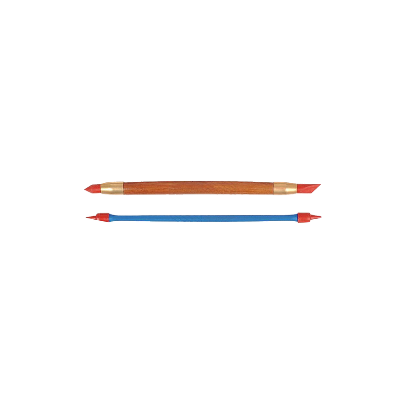 REPUJADORES P/ARTE RUSO `CS` ACERO 2 PUNTAS JGO.3pz. DE 2/3/4mm.SURT.