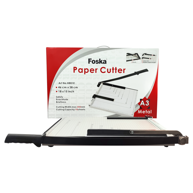 GUILLOTINA BASE DE METAL 'FK' 46cm.(18