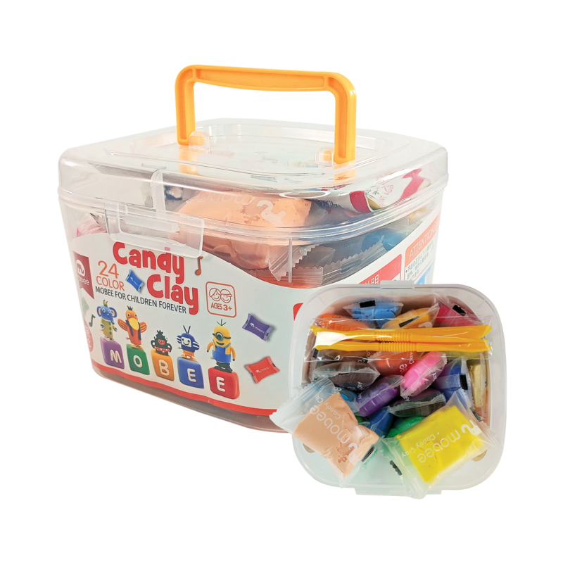 MASAS SET P/MANUALIDADES 'MB' ET.1st.ARTESANO C/24 COLORES PLASTILINA SUPERLIGERA EN TARRO
