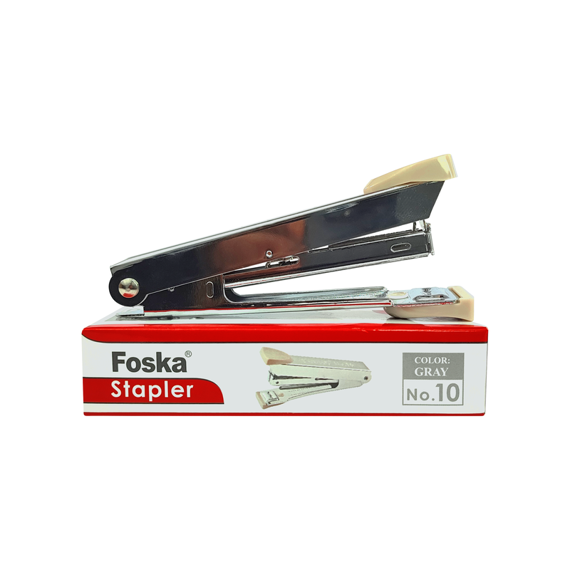 ENGRAPADORA PORTATIL PEQ.`FK` CROMADA CJ.1PZ.9X4X2CM.10 HOJAS.P/GRAPA MINI N.10