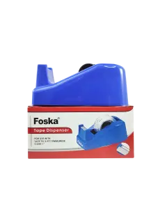 DISPENSADORA DE TIRRO/TAPE `FK` ANCHO 50mm.(2") EP.1pz.CORE 50-75mm.(2-3") AZUL