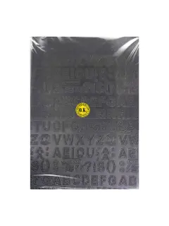 FOAMY TEXTURIZADO RELIEVE `OK` GRABADO SURT.PQ.10pz.40x50cm.9NEGRO