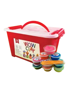 MASAS SET P/MANUALIDADES 'MB' ET.1st.ARTESANO C/24 COLORES PLASTILINA SUPERROLLER EN SOBRE