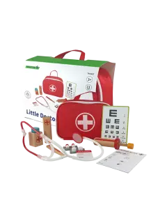 JUEGO DIDACTICO KC EQUIPO DE MEDICINA P/3 AÑOS O MAS KT.11PZ.MADERA DE ENEBRO
