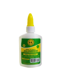 PEGAMENTO COLA BLANCA (PVA) `OK` POLIVINILICA DY.24pz.x60cc.C/U.