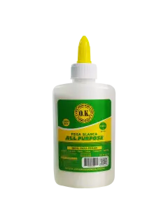 PEGAMENTO COLA BLANCA (PVA) `OK` POLIVINILICA DY.12pz.x120cc.C/U.
