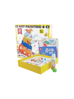 PINTURAS SET INFANTIL BIO-LAVABLE 'MB' ET.6pz.x60cc.C/U.ROLON-DOT COL.SURT.C/CARTILLAS/ACC.