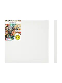 LIENZO C/BASTIDOR C/CUÑAS `SA` 1.8 GRAPA REVERSO PQ.1pz.ACADEMY 280gr. 30x30cm.(12x12")