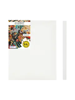 LIENZO C/BASTIDOR C/CUÑAS `SA` 1.8 GRAPA REVERSO PQ.1pz.ACADEMY 280gr. 24x30cm.(9x12")