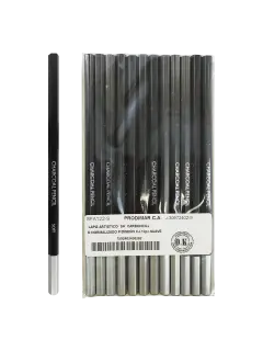LAPIZ ARTISTICO `SA` CARBONCILLO NORMALIZADO P/DISEÑO CJ.12pz.SUAVE