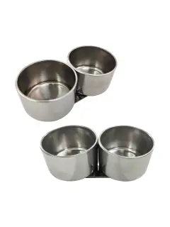 MEZCLADOR METALICO SA ACERO INOX. DIA.50MM.BL.1PZ.DOBLE C/SOPORTE P/PALETAS