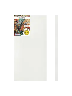 LIENZO C/BASTIDOR C/CUÑAS `SA` 1.8 GRAPA REVERSO PQ.1pz.ACADEMY 280gr. 20x40cm.(8x16")