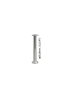 TORNILLOS DE POSTE `OK` M+H ALUMINIO PQ.100pz. 31,8mm.(1,1/4")