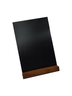 PIZARRA NEGRA `OK` 23x15cm.CJ.1pz.T/MOSTRADO C/BASE P/CAFETERIA