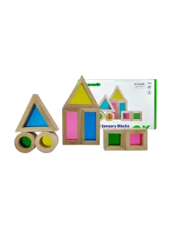 JUEGO DIDACTICO 'KC' BLOQUES P/DESARROLLO DE TACTO P/2 AÑOS O +.JG.1kt.8pz.CAUCHO/ENEBRO