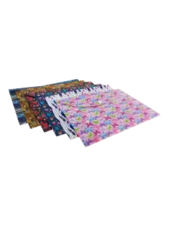 CARPETA PRESENTACION PLASTICA (PE) `FK` OF/A4 PQ.12pz.C/SOLAPA Y BROCHE TONOS SURT.