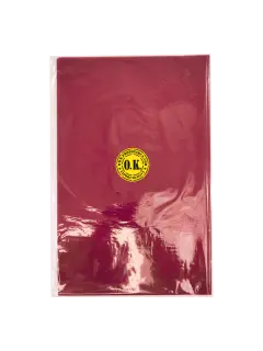 PAPEL CALCANTE `TT` P/MANUALIDADES SB.25pz.44x56cm.CERA ROJO