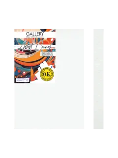 LIENZO C/BASTIDOR C/CUÑAS `SA` 3.8 GRAPA REVERSO PQ.1pz.GALERY 320gr. 70x100cm.(28x40")