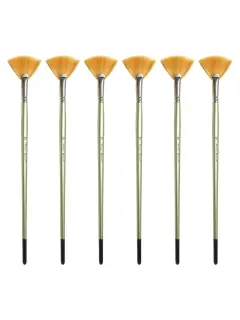 PINCEL SINTETIC `CS` ABANICO PLANO ORO #12 PQ.6pz.M.L.
