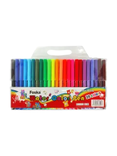 MARCADOR ESCOLAR `FK` PUNTA FINA BASE AGUA ST.24pz. COL.SURT.