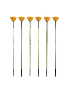 PINCEL SINTETIC `CS` ABANICO PLANO ORO # 6 PQ.6pz.M.L.
