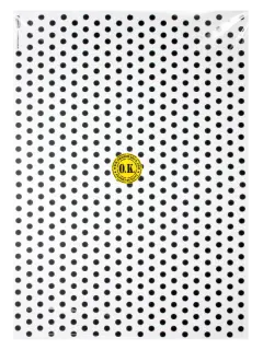 FOAMY ESTAMP.UNICOLOR `OK` BL/NE.PQ.5PZ.40X60CM.X GAMA 5 MOD