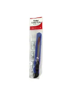 CUCHILLA PEQ.`FK MANGO PLASTICO #1 9x80mm.PQ.1pz.PRECORTADA C/FRENO/STANDARD