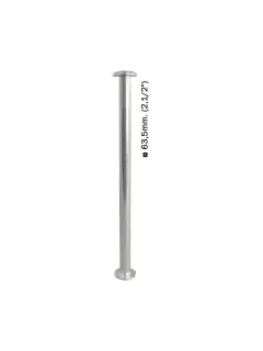 TORNILLOS DE POSTE `OK` M+H ALUMINIO PQ.100pz. 63,5mm.(2,1/2")