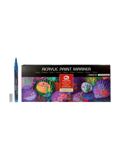 MARCADOR P/DISENO `MB` BASE AGUA PUNTA-PRESION MED. 5,00mm.ST.20pz.COL.SURT.