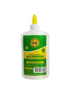 PEGAMENTO COLA BLANCA (PVA) `OK` POLIVINILICA DY.6pz.x250cc.C/U.