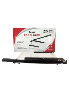 GUILLOTINA BASE DE METAL 'FK' 38cm.(15") CJ.1pz.RETICULADA C/REGLA Y PISAPAPEL