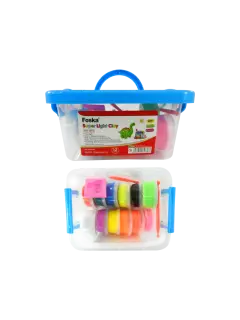 MASA SINTETICA P/MODELAR `FK` PLASTIGOMA-FOAMY ET.12pz.x10gr.C/U.COLORES INTENSOS SURT.
