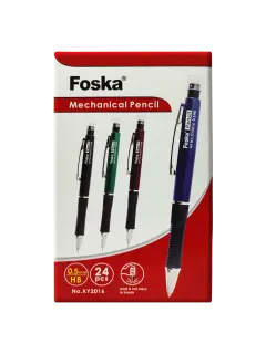 PORTAMINAS `FK` 0,5mm.CJ.24pz.PLASTICO PUNTA METALICA RETRACTIL COL.SURT.