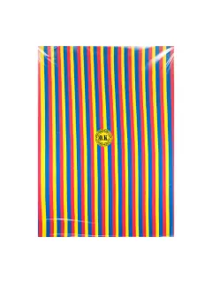 FOAMY (EVA) C/M RAYADO "KT" FRANJAS PQ.5PZ.40X60CM.TRICOLOR C/FONDOXGAMA TV