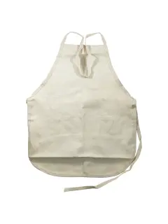 DELANTAL ESCOLAR "SA" DE TELA BS.1PZ.TALLA 36X46CM.ALGODON