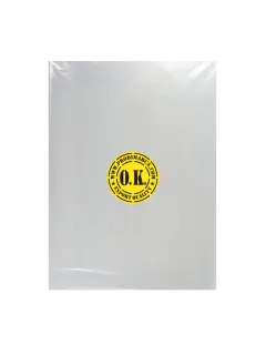 LAMINA DE ACETATO (PVC) `OK` CRISTAL SKY CAL.0,25MM.30X22CM.PQ.12PZ.
