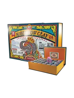 MASAS SET P/MANUALIDADES 'MB' ET.1st.ARTISTICO C/24 COLORES SUPER PLASTILINA WOW EFECTS