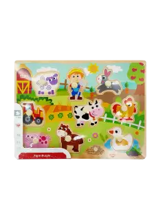 JUEGO DIDACTICO 'KC' ROMPECABEZAS DE GRANJA P/18 MESES O +.JG.1kt.10pz.ENELDO/CHAPEC