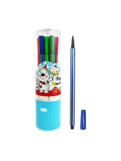 MARCADOR P/DISENO `FK` ACUARELABLES ROTULADORES FINOS ST.12 COL.SURT.