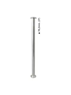 TORNILLOS DE POSTE `OK` M+H ALUMINIO PQ.100pz. 76,2mm.(3")