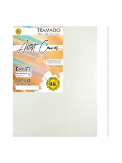 LIENZO SOBRE CARTON `SA` TRAMADO 3mm.PQ.1pz.TRIPLEx210gr.30x40cm.(12x16")